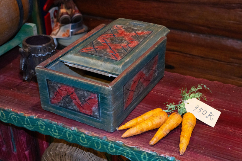 にんじん４本で950K。日本円ではいかほどの設定なのか気になるところ