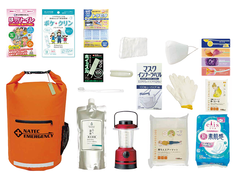 「防災士監修 防災グッズ女性用セット18点」