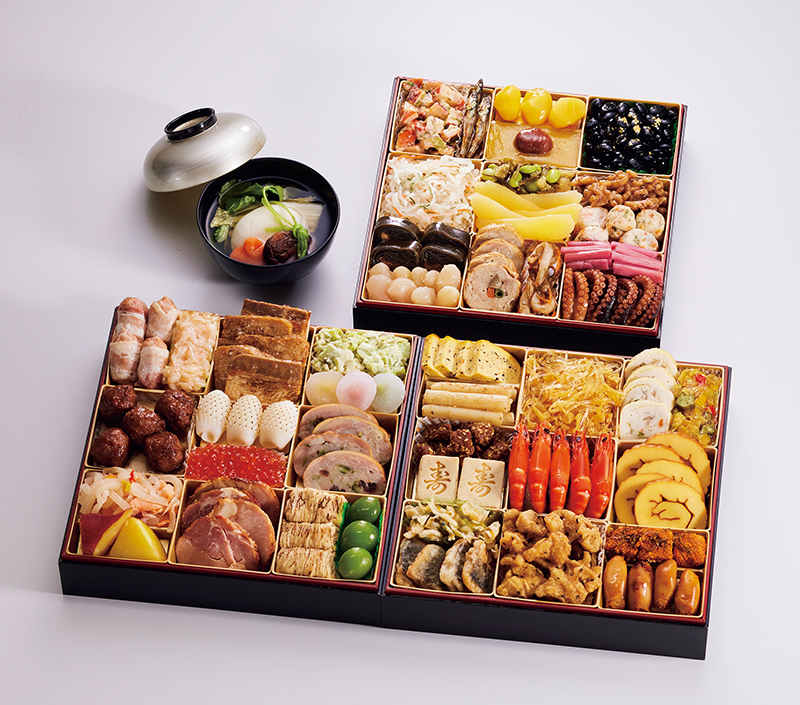 「おせち 板前魂の極み 和洋風三段重46品」