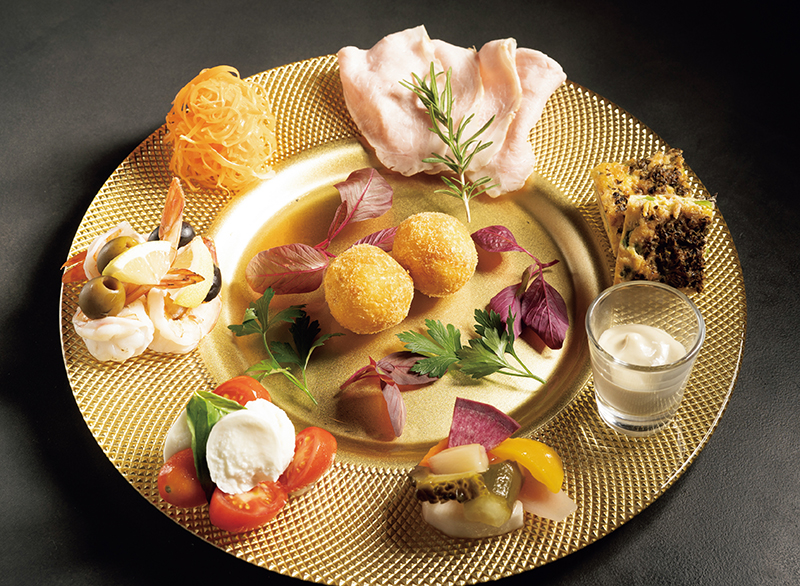 「ナポリピッツァとオードブルセット（2～3人前）」