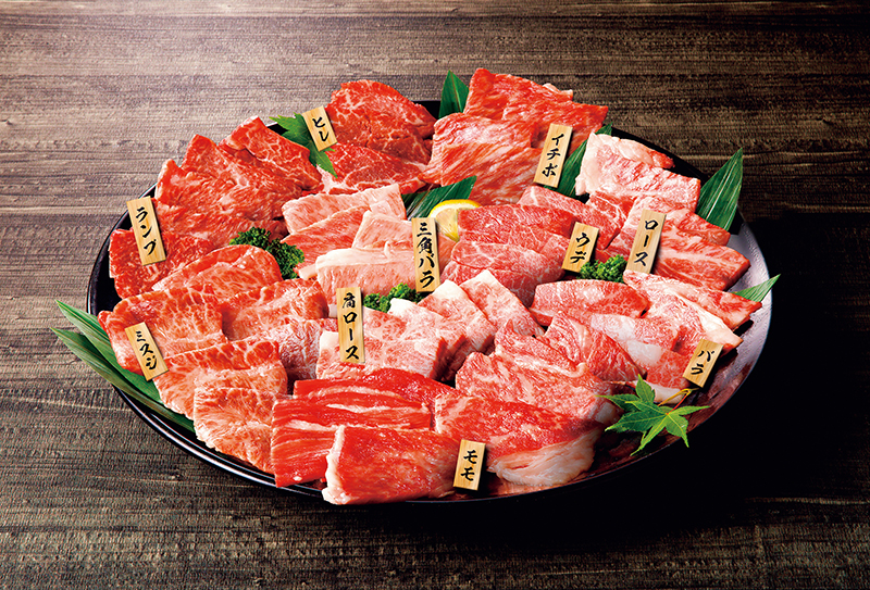 「宮崎牛焼肉10種盛り合わせ」