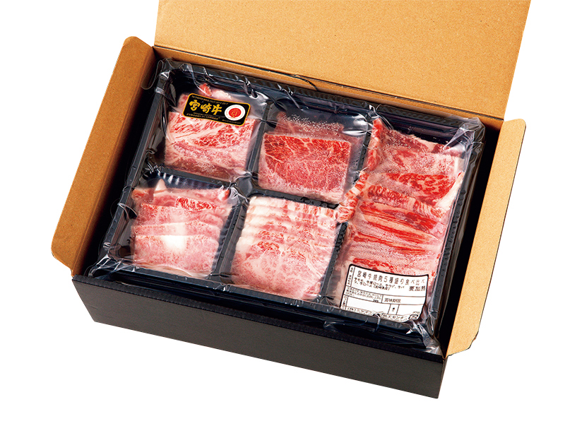 10種類のブランド牛をセットに。