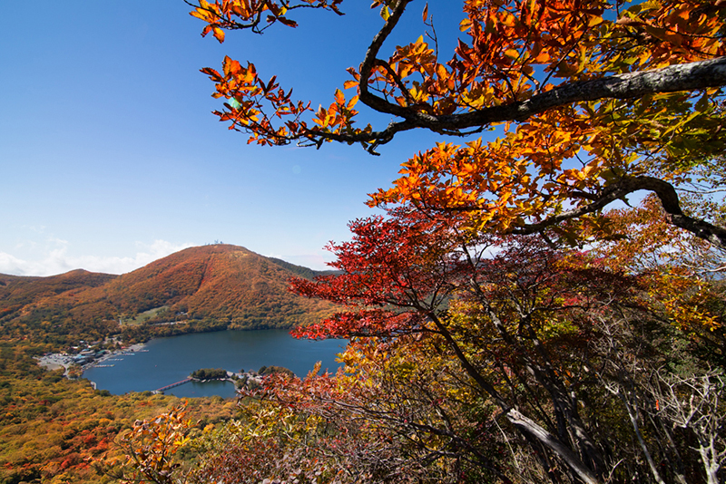 紅葉が美しい群馬県の赤城山