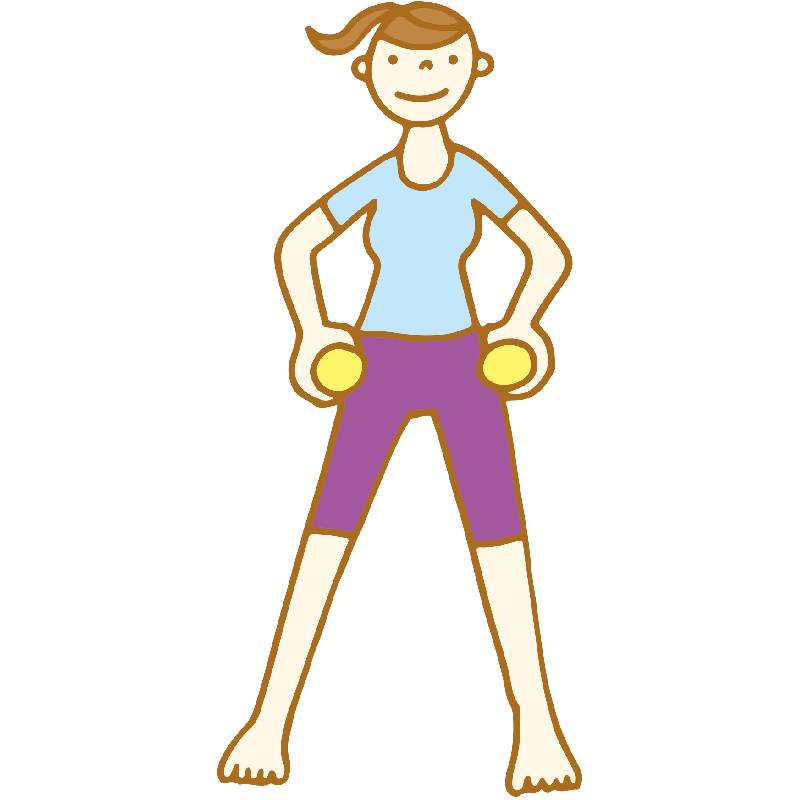 基本の立ち姿勢