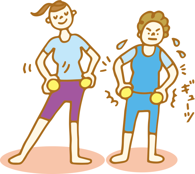 「鍛える」ではなく、「ほどよい刺激」にとどめる