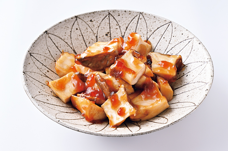 「エリンギの照り煮」