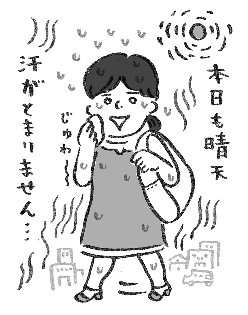 発汗などによる水分不足