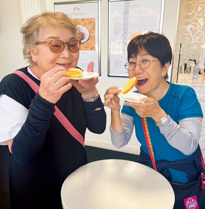 できたてが食べられるなんて幸せ～