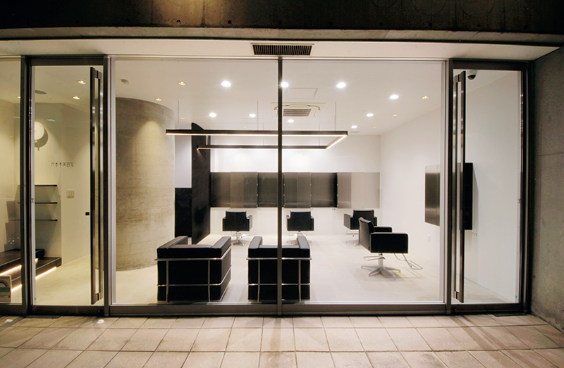 六本木美容室HIROOの外観