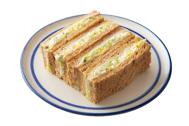 「塩もみ白菜のクリームチーズ和えサンド」