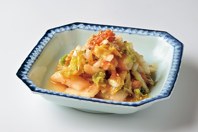 「白菜の明太子漬け」