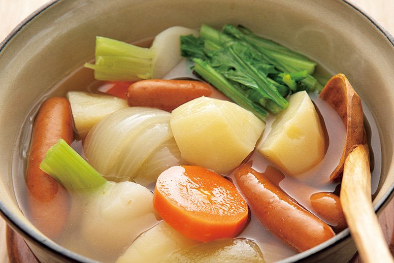 「具だくさん洋風鍋」