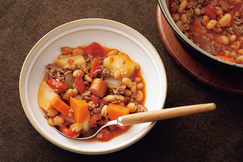 「お手軽チリコンカン」