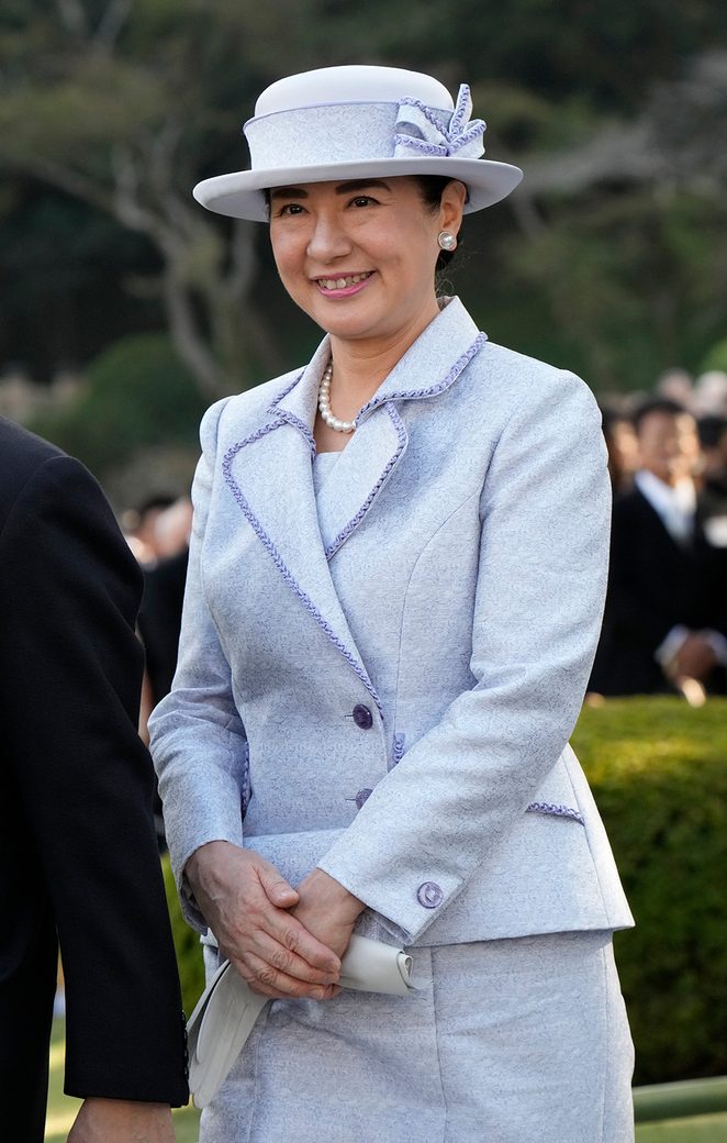 園遊会での雅子さま（2025年10月、写真／JMPA）