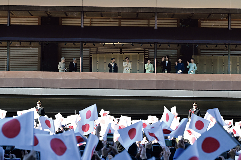 一般参賀の様子