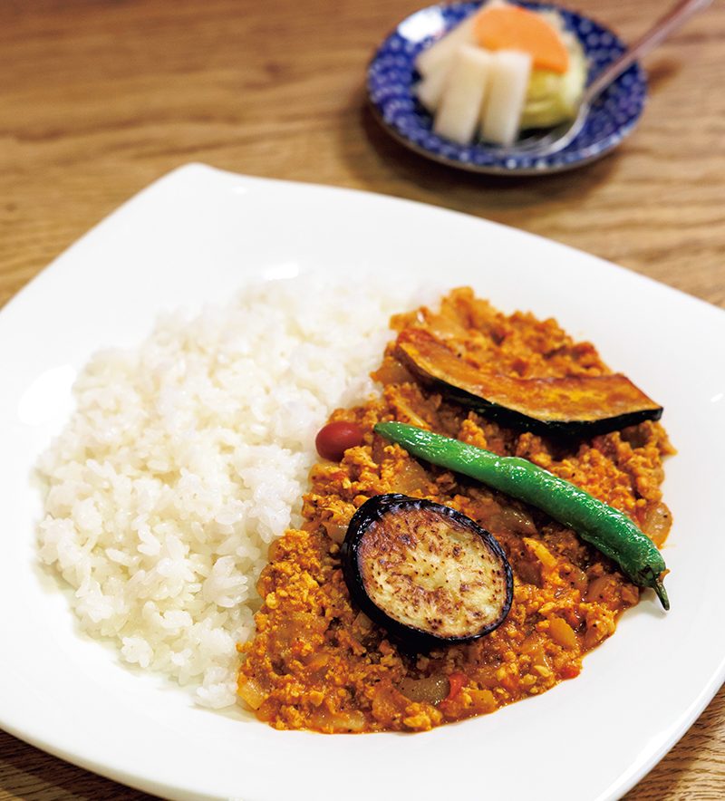 キーマカレー（中・1200円）