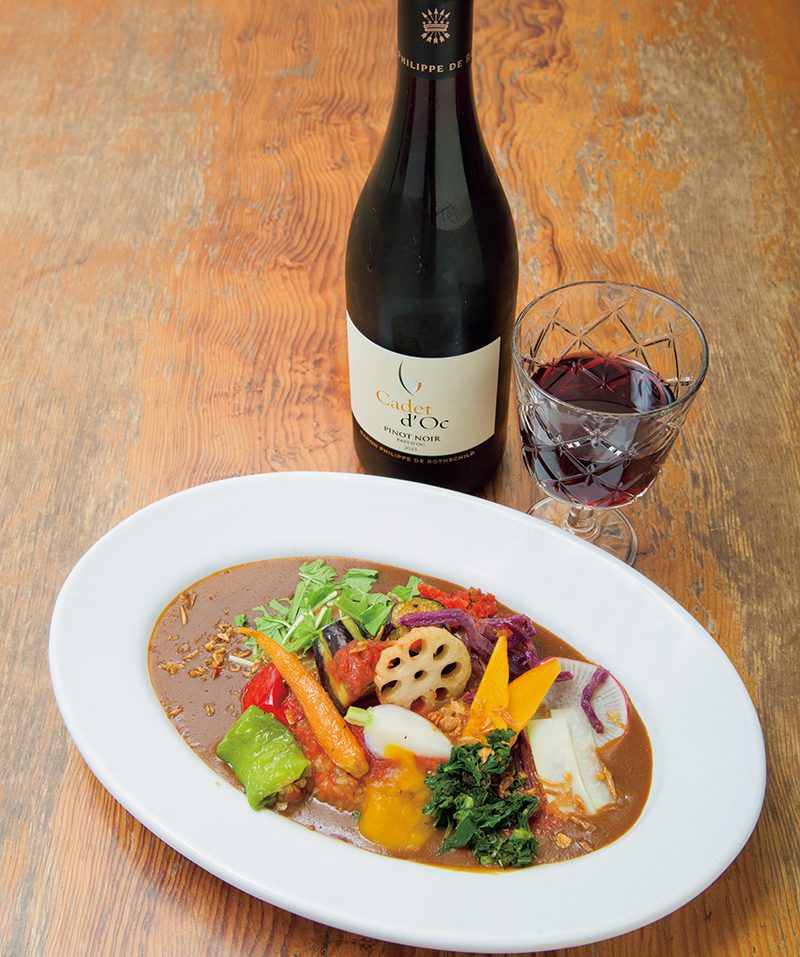 季節の有機野菜カレー（1000円）