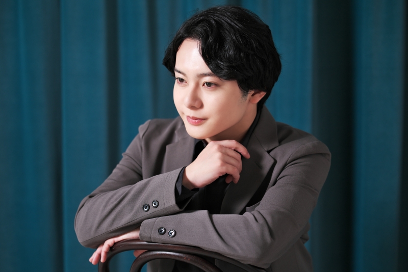 パンダ愛に溢れる中村莟玉（撮影／本誌・黒石あみ）