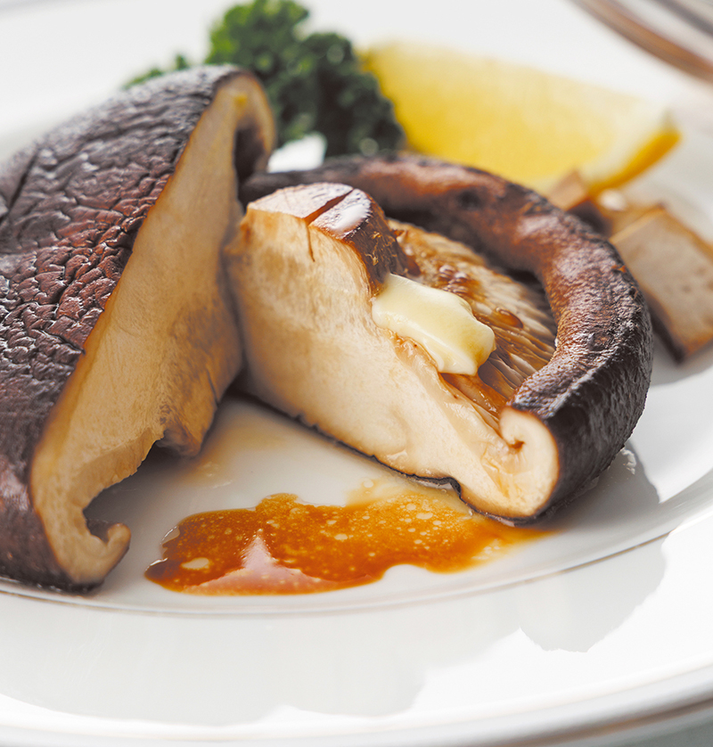 「田村きのこ園」の「福王しいたけ」