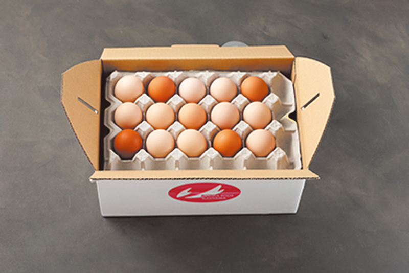 「杉山養鶏場」の「さくら玉子」