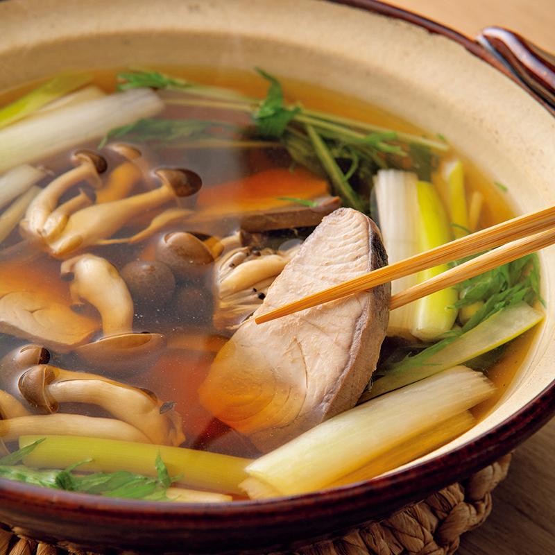 「ぶりのだししゃぶしゃぶ鍋」