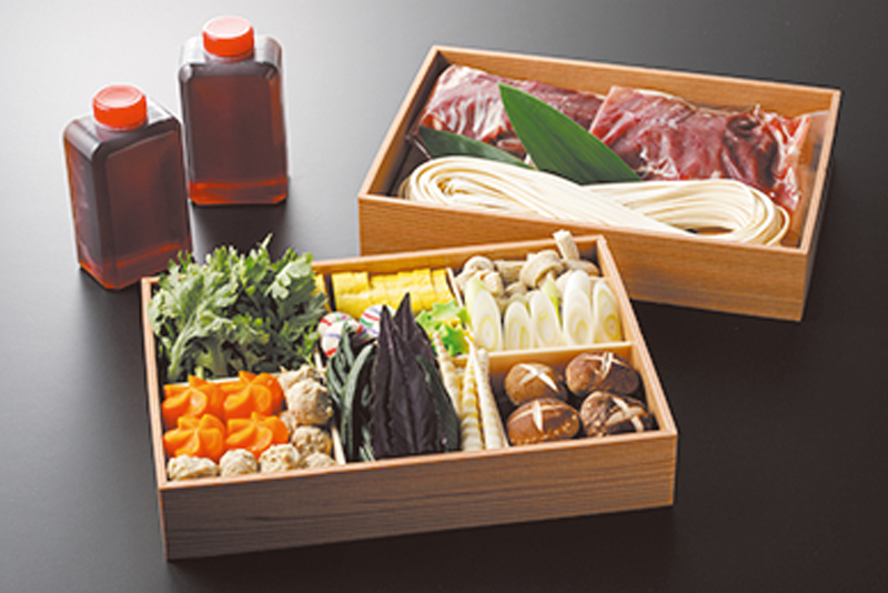 「つば甚」の「鴨鍋セット」