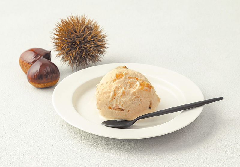 「ハンデルスベーゲン」の「『丹波栗』フレーバーアイス」