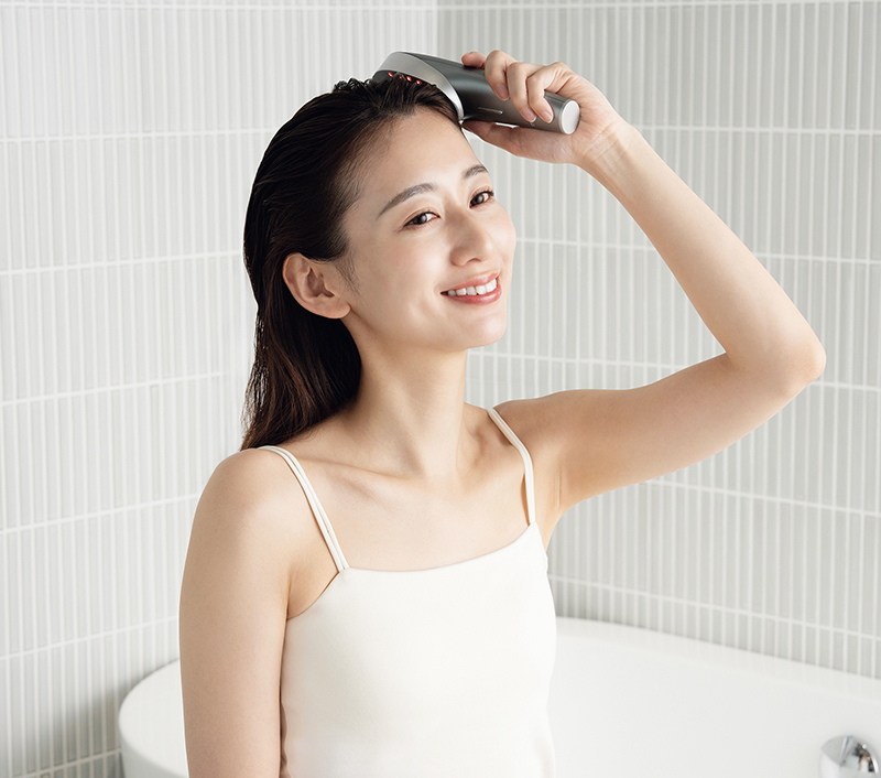 EMSやLEDを搭載した進化系ヘッドスパでより効果的に頭皮ケア