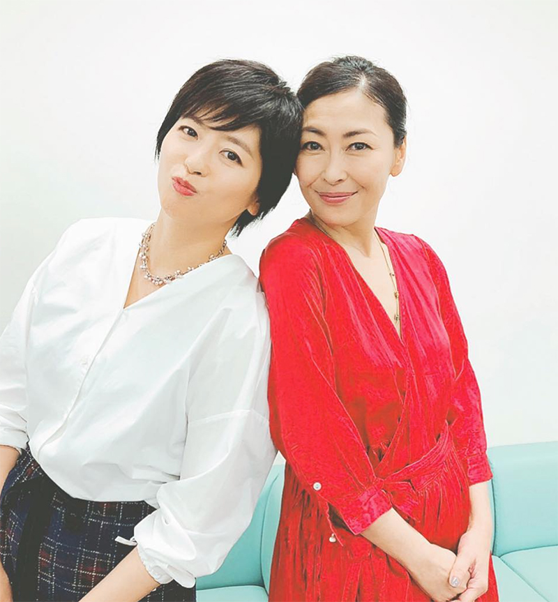 美穂さん（右）は、忍とのツーショットをよくインスタグラムに投稿していた（インスタグラムより）