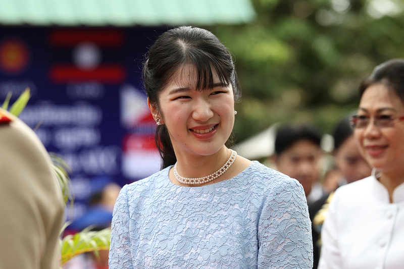 年末に向け、忙しい日々を過ごす愛子さま（2025年11月、ラオス。撮影／横田紋子）