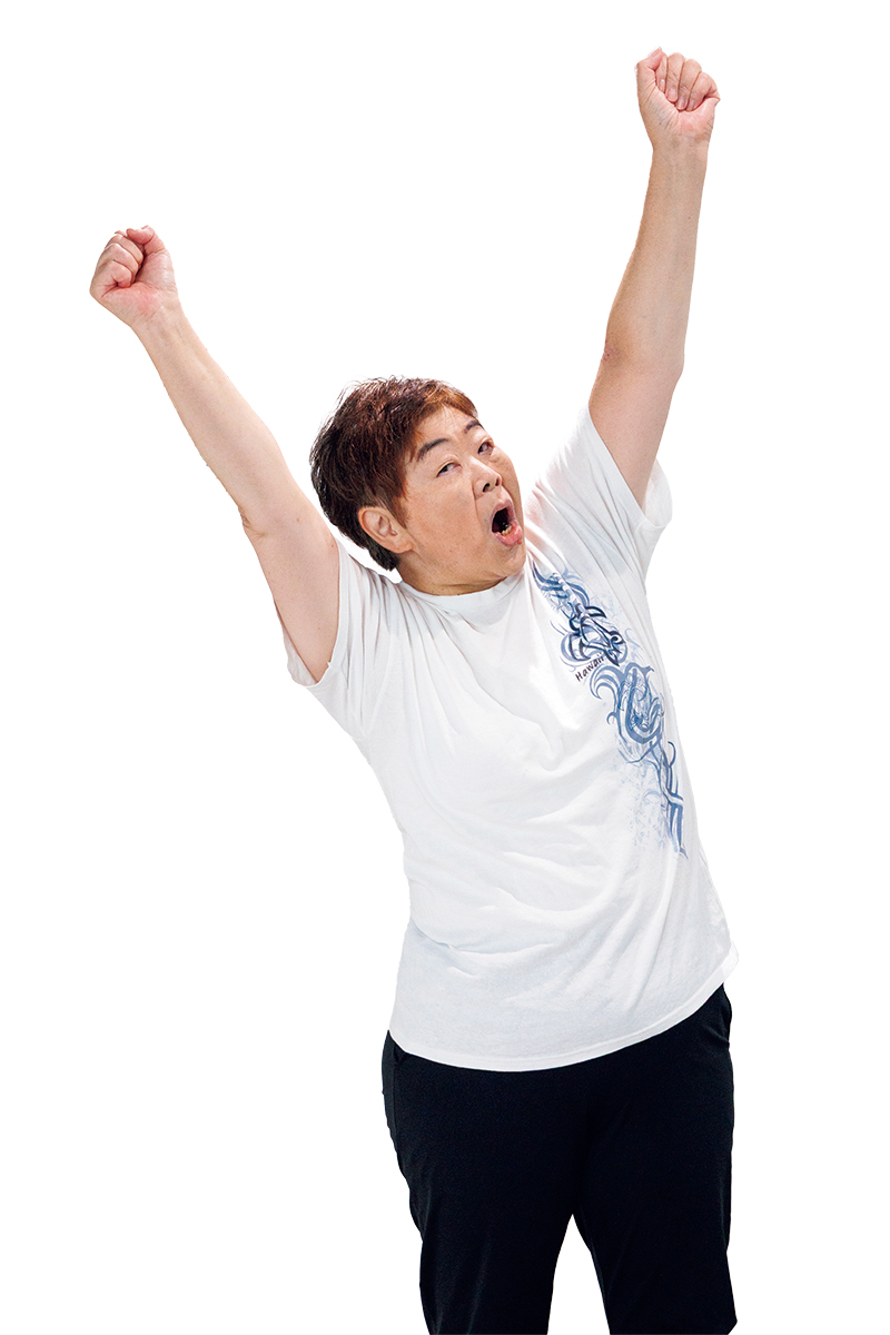 オバ記者・野原広子「1週間、頑張るぞ！」（撮影／玉井幹郎）