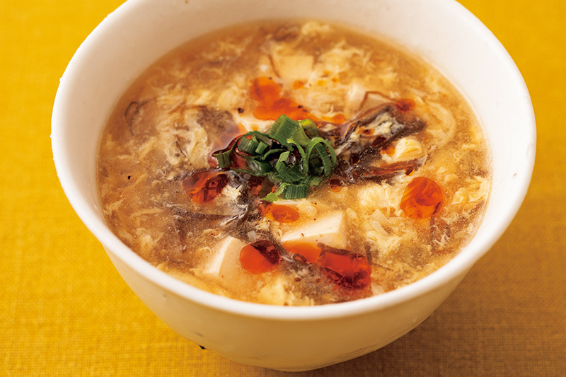 「もずくの塩麹サンラータン」