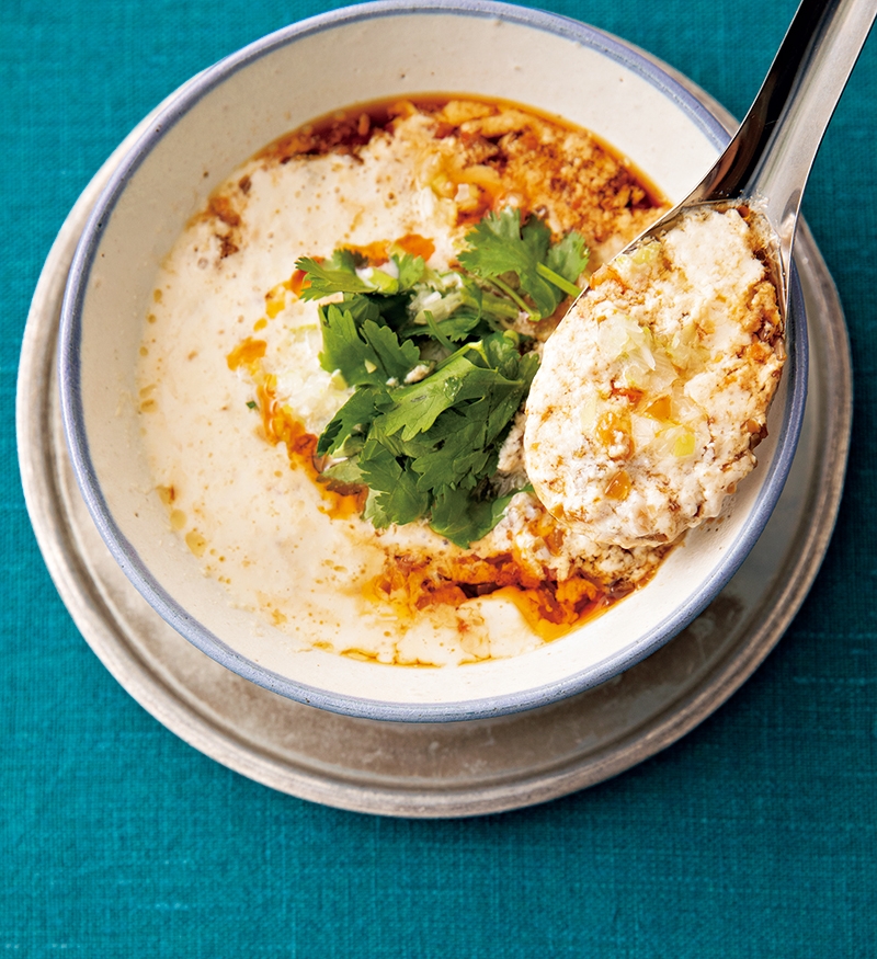 「酒粕入り台湾風スープ」