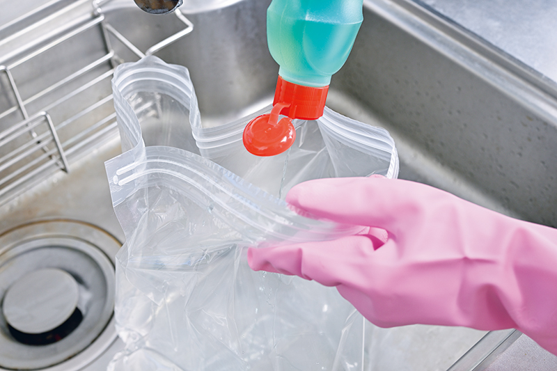 お湯で洗浄力をパワーアップ