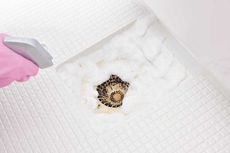 漂白剤をたっぷりスプレー