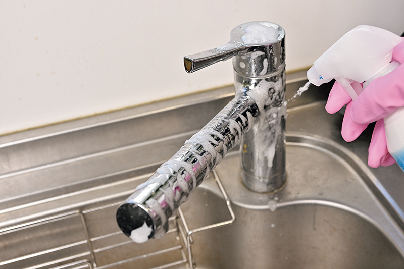 ジェル状洗剤なら流れ落ちない