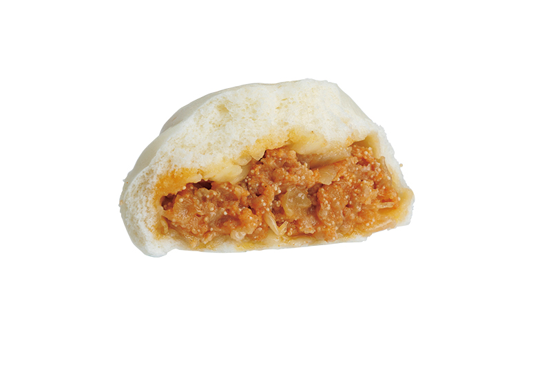 「明包 -辛子明太子入り豚まん-」ミニまん6個入り820円/辛子明太子・味の丸屋