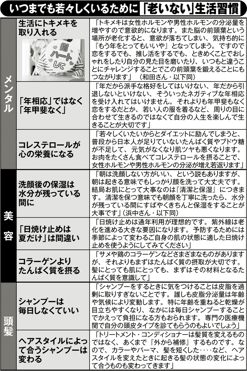 若々しくいるための老いない生活習慣（メンタル・美容）