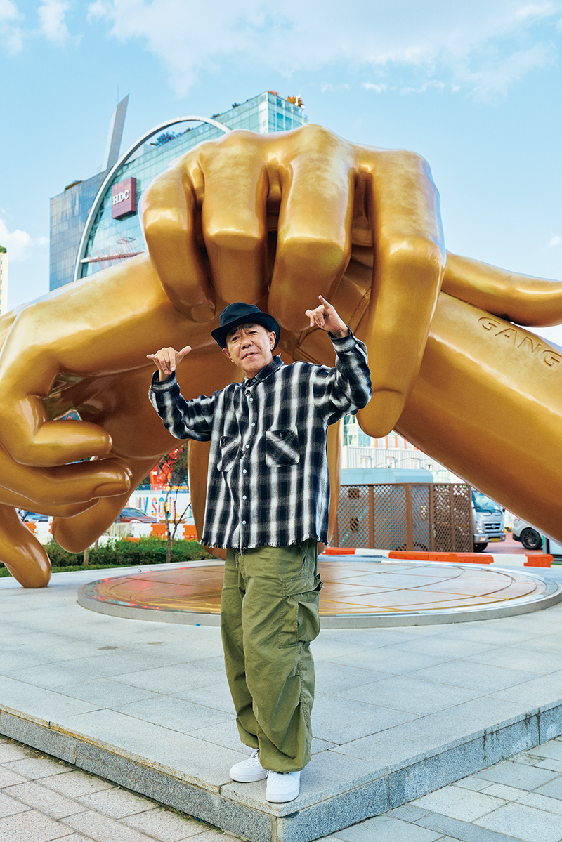 「COEX MALL（コエックスモール）」で乗馬ダンス風に撮影