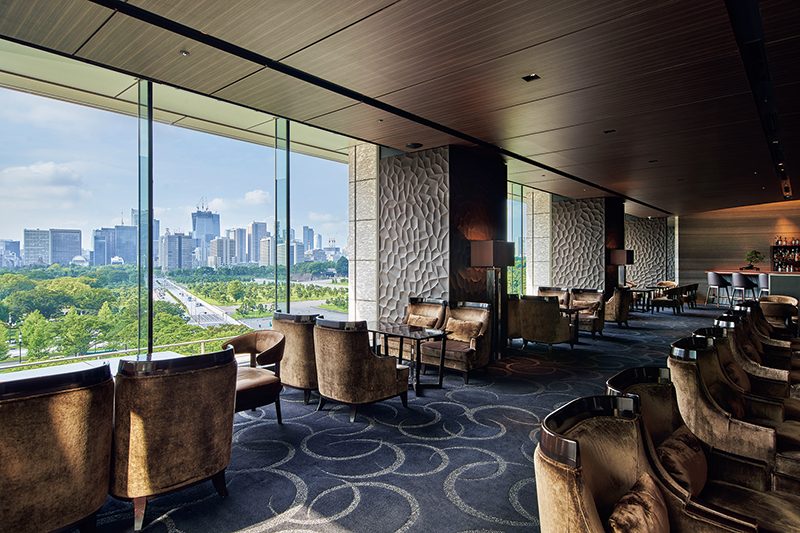 パレスホテル東京ラウンジバー「プリヴェ」の内観