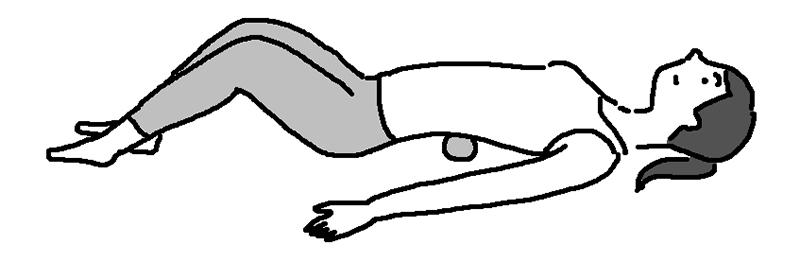 ボールでコロコロマッサージ