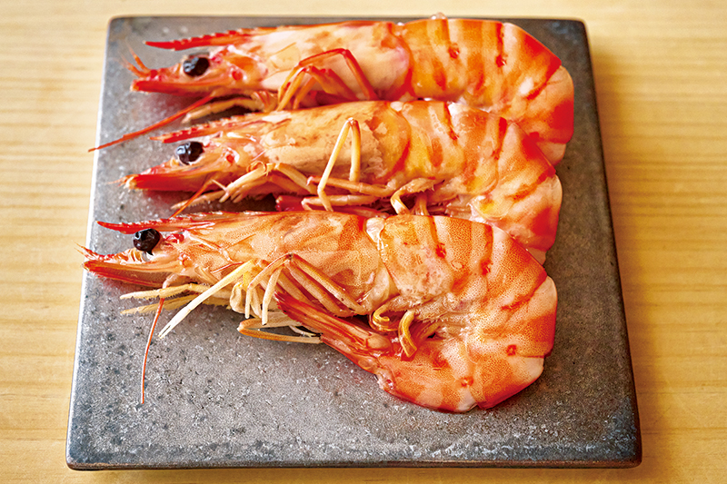 「車えびのつや煮」