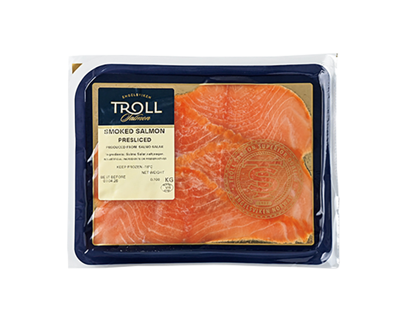 「Troll スモークサーモン」（1シート100g 1685円）