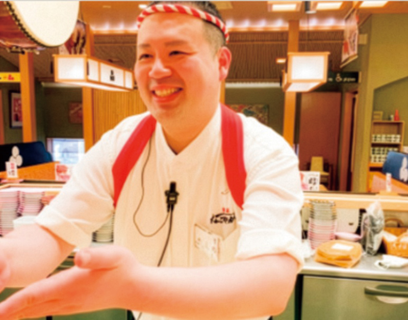 「超美食回転寿司なごやか亭  北野店」店員さん（写真提供／超美食回転寿司なごやか亭）