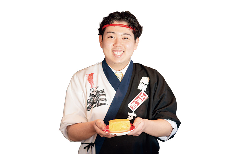 「廻鮮江戸前すし 魚魚丸 知立本店」職人さん（写真提供／廻鮮江戸前すし 魚魚丸）