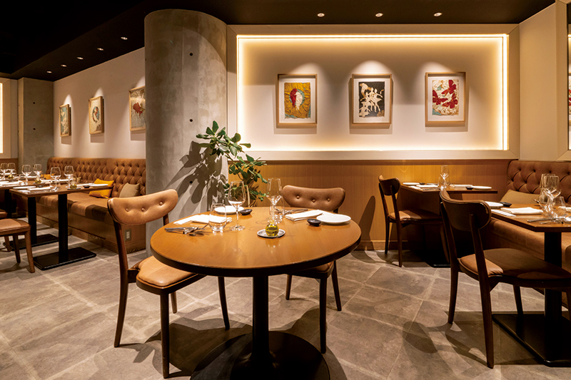 レ・コパン ドゥ ドミニク・ブシェの内観