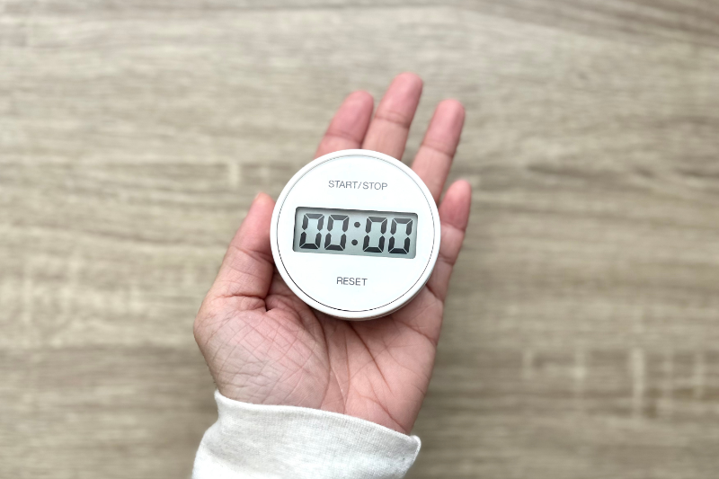 「00:00」は表示されたまま消せない