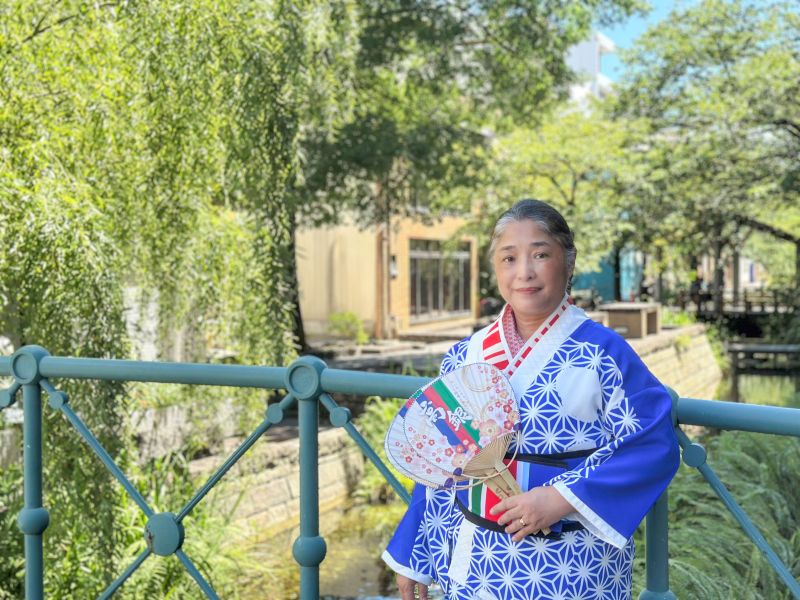 高知よさこい祭り時の河合頭取