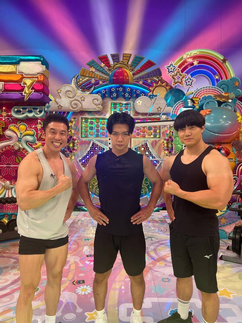 『アメトーーク！』筋トレ芸人に出演した青木マッチョ（インスタグラムより）