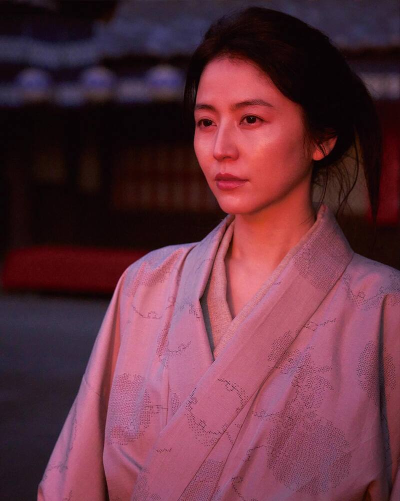 映画『おーい、応為』主演を務める着物姿の長澤（インスタグラムより）